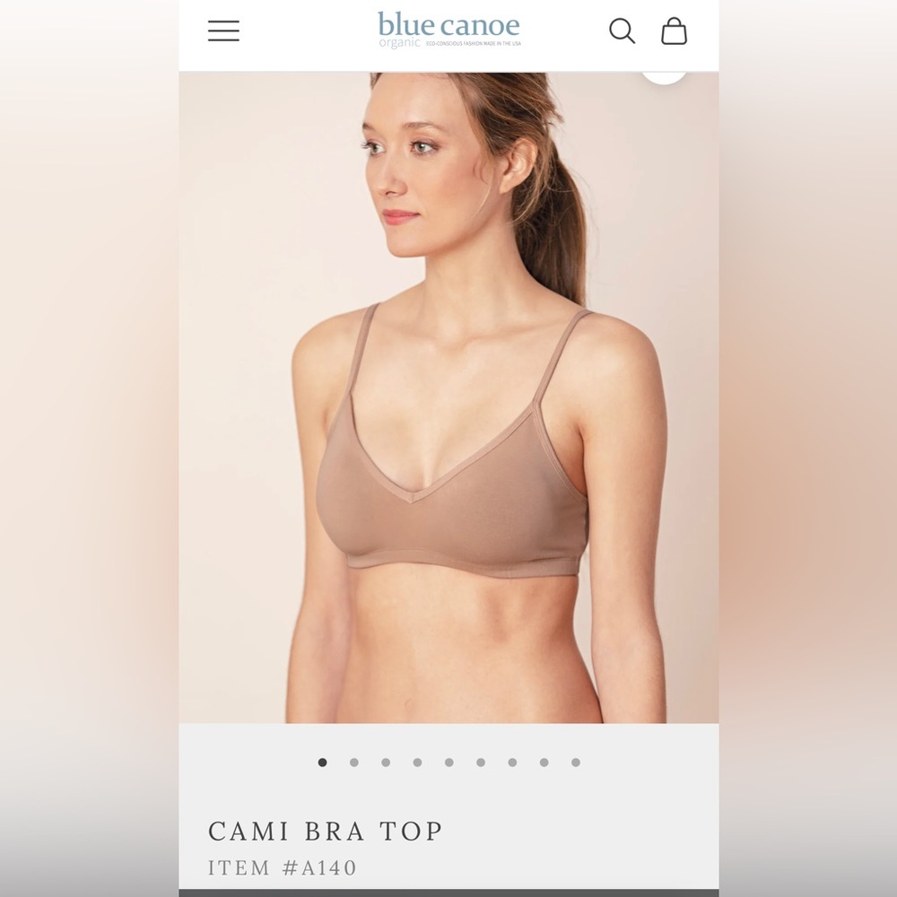 Blue Canoe Cami Bra Top. New with tags